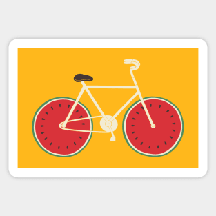 water-melon bike Sticker